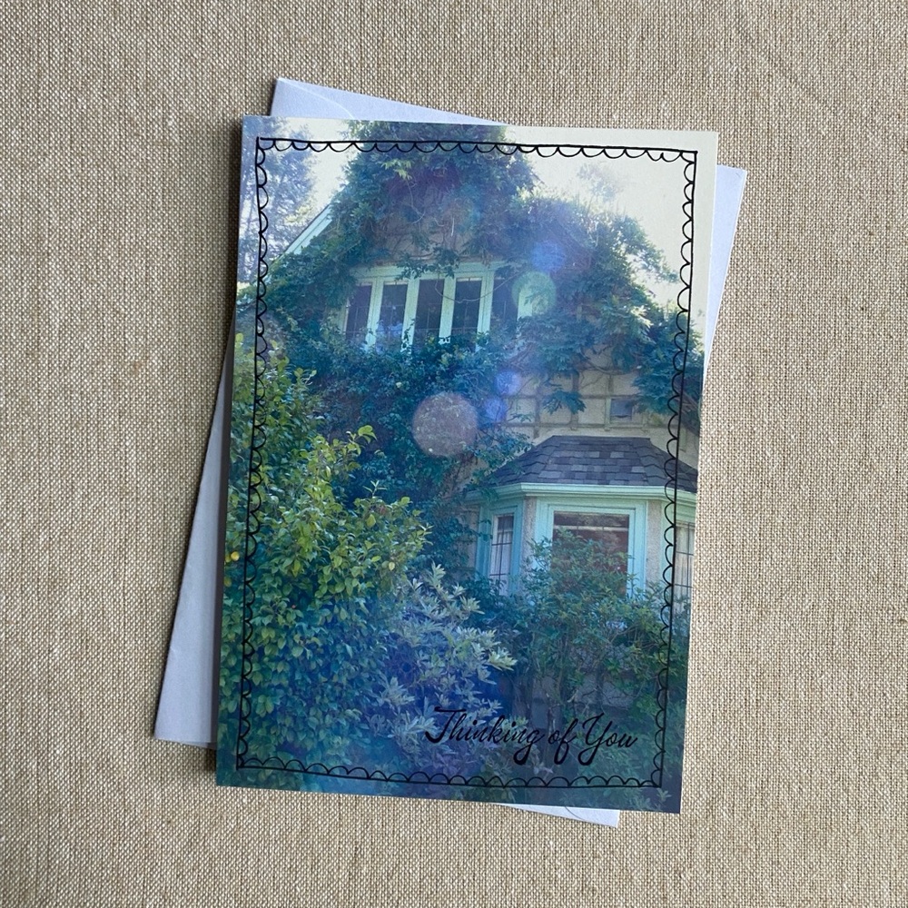 4/$20- Handmade “Thinking of You” Cottage Greeting Card